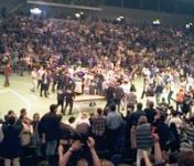 Jubel bei Fans und Spielern