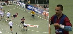 Schwarzer macht den 14:15-Anschlu�treffer