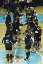 Kurz vor dem Anpfiff