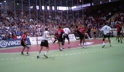 In der ersten Halbzeit hatte der THW alles im Griff...