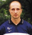 Der russische Nationallinksaußen Dimitri Filippow - Wuppertals bester Schütze. Der russische Nationallinksaußen Dimitri Filippow - Wuppertals bester Schütze.