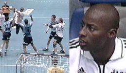 Julio Fis mit seinem ersten Treffer zum 18:23. Julio Fis mit seinem ersten Treffer zum 18:23.