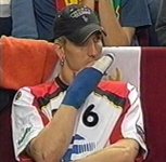 War mit Fingerbruch zum Zuschauen verdammt: Stefan Kretzschmar.