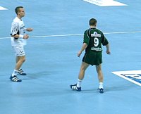 Christian Zeitz (8 Tore) erfuhr in THW-Unterzahl Sonderbewachung.