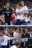 Immer wieder gerieten die Akteure aneinander. Oft im Brennpunkt: Flensburgs Rauhbein Jonny Jensen.