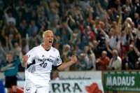 Christian  Zeitz traf viermal f�r den THW.