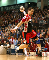 Rechtsau�en Jan Filip ist erfolgreichster Torsch�tze bei der HSG.