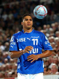 Der sprunggewaltige Franzose Daniel Narcisse.