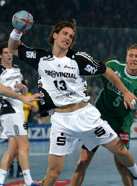 Marcus Ahlm erzielte 5 Tore gegen Wetzlar.