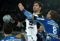 Nikola Karabatic war mit 9 Treffern bester Sch�tze des THW.