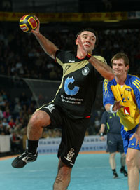 Kreisl�ufer Andrej Klimovets gl�nzte mit 5 Treffern.