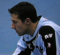 Jesper Larsson kehrte in der 48. Minute ins HSG-Tor zurück. Jesper Larsson kehrte in der 48. Minute ins HSG-Tor zurück.