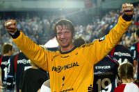 Rettete Flensburg ins Finale: Dan Beutler.