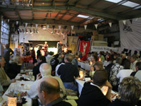 Voller Saal beim Saisoneröffnungsfest der Zebrasprotten. Voller Saal beim Saisoneröffnungsfest der Zebrasprotten.