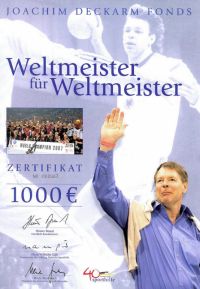 Eines der limitierten Deckarm-Zertifikate. Eines der limitierten Deckarm-Zertifikate.