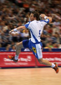 Wieselflinker Linksau�en: Nationalspieler Torsten Jansen.