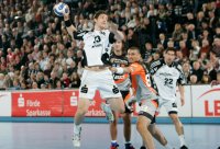 Starke erste Halbzeit: Marcus Ahlm erzielte f�nf Tore in den ersten drei�ig Minuten.