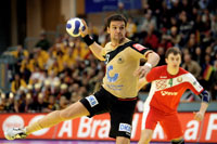 Kapitän Markus Baur erzielte sieben Treffer, fünf davon per Strafwurf. Kapitän Markus Baur erzielte sieben Treffer, fünf davon per Strafwurf.