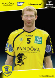 Der polnische Vize-Weltmeister Karol Bielecki kam bereits im letzten Dezember zusammen mit Grzegorz Tkaczyk nach Mannheim. Der polnische Vize-Weltmeister Karol Bielecki kam bereits im letzten Dezember zusammen mit Grzegorz Tkaczyk nach Mannheim.