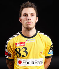 Top-Scorer bei GOG: Der schwedische Linksau�en Fredrik Petersen.