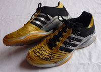 Signierte Handballschuhe von Dominik Klein suchen einen neuen Besitzer - für einen guten Zweck! Signierte Handballschuhe von Dominik Klein suchen einen neuen Besitzer - für einen guten Zweck!