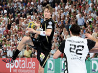 Jonas K�llman erzielte sieben Treffer f�r Ciudad Real und war gerade in der Anfangsphase auff�lligster Akteur bei den Spaniern.