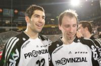 Verlassen den THW Richtung Frankreich: Nikola Karabatic und Vid Kavticnik.