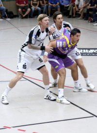 An Marcus Ahlm und B�rge Lund war kaum ein Vorbeikommen.