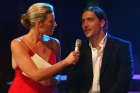 Marcus Ahlm im Gespr�ch mit Laura Lange.