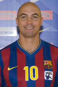 Auslaufmodell? Demetrio Lozano kommt beim FC Barcelona nur noch selten zum Einsatz, zeigte aber gerade in Duellen mit seinem Ex-Klub THW Kiel starke Leistungen.