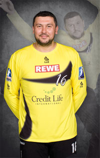 Sicherer Rückhalt: Der weißrussische Nationalkeeper Vitali Feshchanka. Sicherer Rückhalt: Der weißrussische Nationalkeeper Vitali Feshchanka.