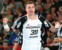 Filip Jicha ballt nach einem seiner f�nf Treffer die F�uste.