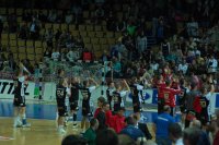 Die Zebras bedankten sich f�r die lautstarke Unterst�tzung ihrer Fans.