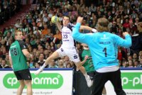 Dominik Klein agierte ein wenig gl�cklos und wurde fr�h durch Henrik Lundstr�m ersetzt.