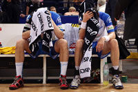 Entt�uschung bei den Gastgebern.