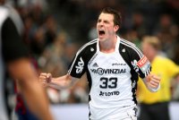 Ausdruck unb�ndigen Siegeswillens: Dominik Klein erzielte f�nf Tore.