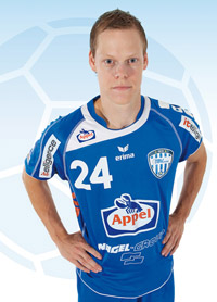 Manuel Liniger ist mit bislang 91/26 Treffern bester Torsch�tze des TBV Lemgo.