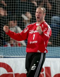 Hielt zwei Siebenmeter in Halbzeit eins: Thierry Omeyer.