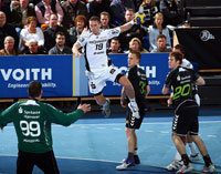 Tobias Reichmann kn�pfte nahtlos an seine gro�artige Leistung aus dem Barcelona-Spiel an.