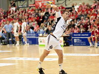 Eine gute Leistung lieferte auch Momir Ilic ab: Der R�ckraumspieler erzielte 7/2 Treffer.