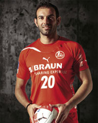 Zweitbester Torschütze bei Melsungen in dieser Saison: Rechtsaußen Savas Karipidis mit 83/29 Treffern. Zweitbester Torschütze bei Melsungen in dieser Saison: Rechtsaußen Savas Karipidis mit 83/29 Treffern.