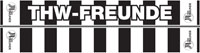Das Design des "THW Freunde"-Schals. Das Design des "THW Freunde"-Schals.