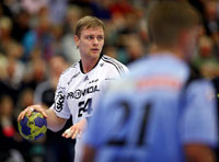 Besonders in den ersten zwanzig Minuten setzte Aron Palmarsson viele Akzente. Besonders in den ersten zwanzig Minuten setzte Aron Palmarsson viele Akzente.