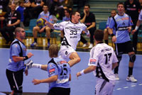 Dominik Klein sprühte vor Einsatzfreude und erzielte fünf Tore. Dominik Klein sprühte vor Einsatzfreude und erzielte fünf Tore.