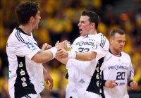 Endlich wieder Jubel: Der THW spielte stark. Endlich wieder Jubel: Der THW spielte stark.