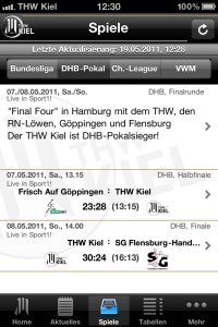 Spiele / DHB-Pokal / THW-Spiele