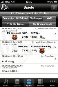 Spiele / CL / THW-Spiele