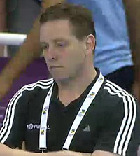 Mit den ersten zwanzig Minuten konnte  Alfred Gislason nicht zufrieden sein.