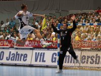 Flugshow: Filip Jicha erzielt das 25:24.