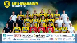 Das Team der Rhein-Neckar-L�wen.